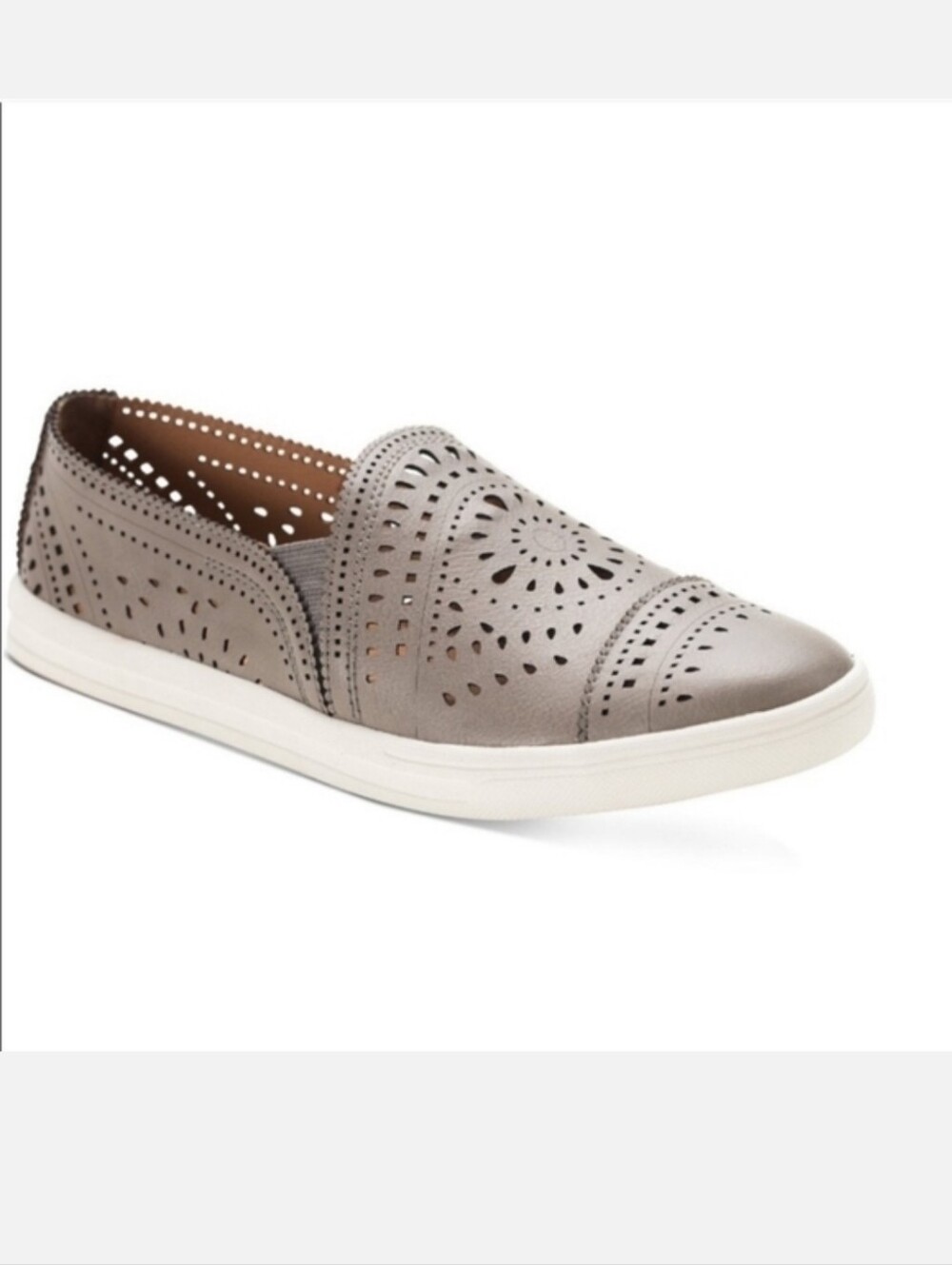 American Rag Shannen Slip On Sneaker Gray and White New In Box